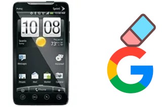 How to delete the Google account in HTC Evo 4G