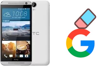 How to delete the Google account in HTC One E9