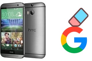 How to delete the Google account in HTC One M8s