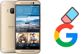 How to delete the Google account in HTC One M9 Prime Camera