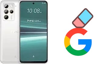 How to delete the Google account in HTC U23 Pro