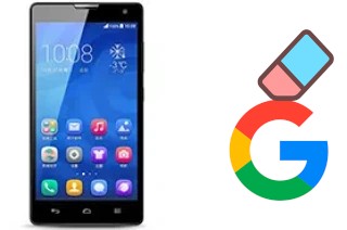 How to delete the Google account in Huawei Honor 3C