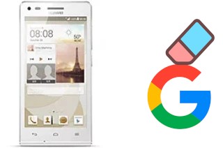 How to delete the Google account in Huawei Ascend G6