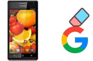 How to delete the Google account in Huawei Ascend P1