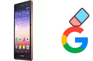 How to delete the Google account in Huawei Ascend P7 Sapphire Edition