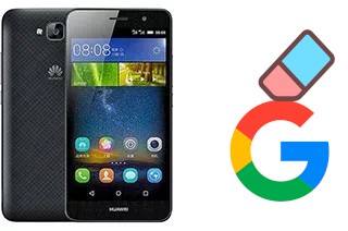 How to delete the Google account in Huawei Y6 Pro