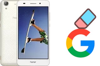 How to delete the Google account in Huawei Honor Holly 3