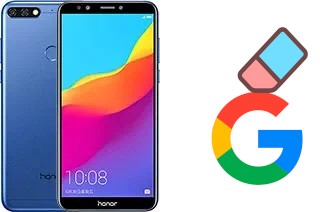How to delete the Google account in Huawei Honor 7C