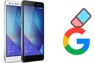 How to delete the Google account in Huawei Honor 7