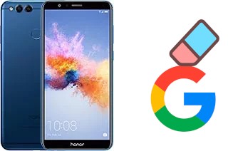 How to delete the Google account in Huawei Honor 7X