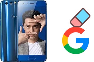 How to delete the Google account in Huawei Honor 9