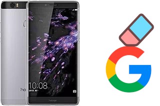 How to delete the Google account in Huawei Honor Note 8