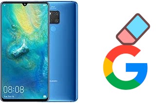 How to delete the Google account in Huawei Mate 20 X