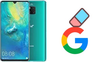 How to delete the Google account in Huawei Mate 20 X (5G)