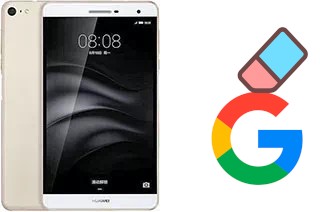 How to delete the Google account in Huawei MediaPad M2 7.0