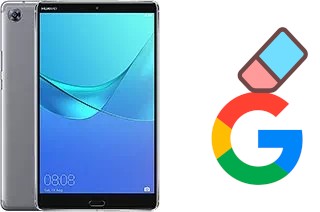 How to delete the Google account in Huawei MediaPad M5 8