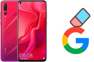 How to delete the Google account in Huawei nova 4