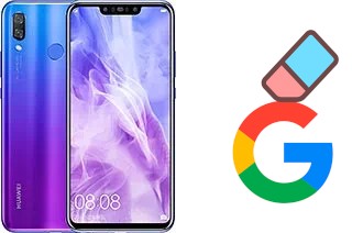 How to delete the Google account in Huawei nova 3