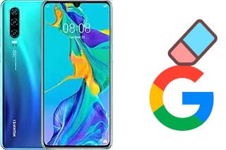 How to delete the Google account in Huawei P30