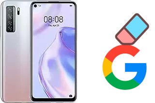 How to delete the Google account in Huawei P40 lite 5G