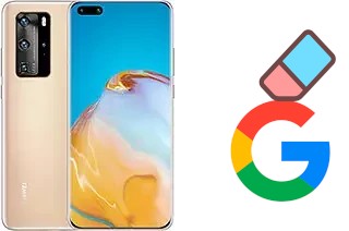 How to delete the Google account in Huawei P40 Pro