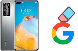 How to delete the Google account in Huawei P40