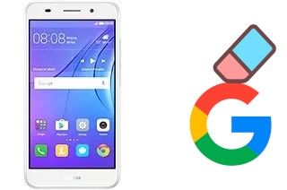 How to delete the Google account in Huawei Y3 (2017)