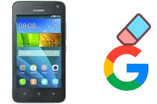 How to delete the Google account in Huawei Y360