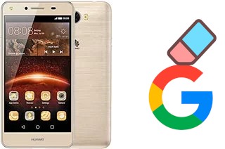 How to delete the Google account in Huawei Y5II