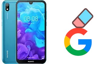 How to delete the Google account in Huawei Y5 (2019)