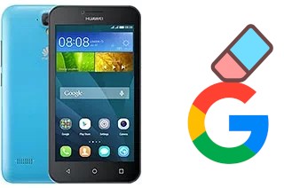 How to delete the Google account in Huawei Y560