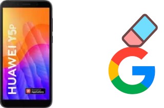 How to delete the Google account in Huawei Y5p