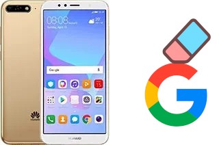 How to delete the Google account in Huawei Y6 (2018)