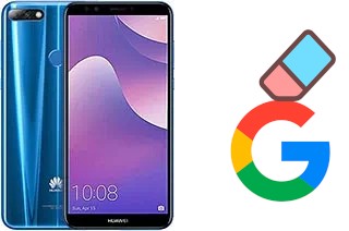 How to delete the Google account in Huawei Y7 Prime (2018)