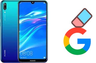 How to delete the Google account in Huawei Y7 Pro (2019)