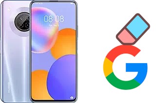 How to delete the Google account in Huawei Y9a