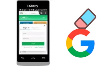 How to delete the Google account in i-Cherry C115