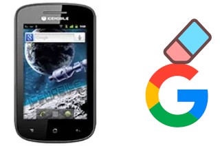 How to delete the Google account in Icemobile Apollo Touch 3G