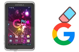 How to delete the Google account in Icemobile G7 Pro