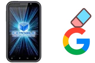 How to delete the Google account in Icemobile Prime