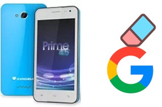 How to delete the Google account in Icemobile Prime 4.5