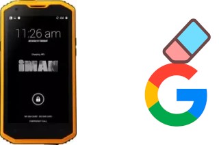 How to delete the Google account in iMan i8800