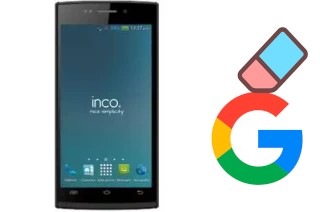 How to delete the Google account in Inco Flex 2S