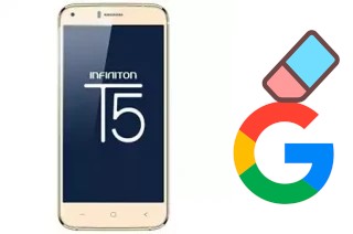 How to delete the Google account in Infiniton T5