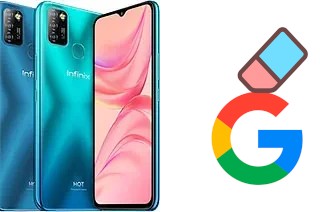 How to delete the Google account in Infinix Hot 10 Lite