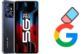 How to delete the Google account in Infinix Note 12 Pro 5G