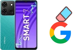 How to delete the Google account in Infinix Smart 7 (India)