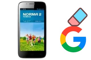 How to delete the Google account in KENEKSI Norma 2