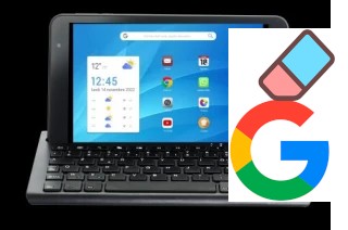 How to delete the Google account in Klipad KL9878