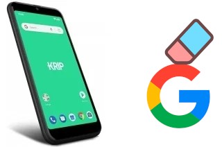 How to delete the Google account in Krip K65